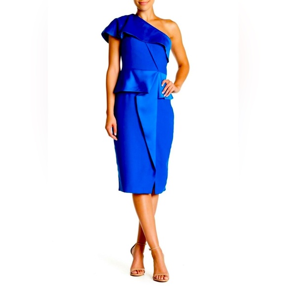 Stunning blue new with tags ted baker dress (size 6) - Picture 1 of 3